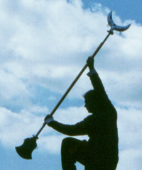 Buddha Zhen with Shaolin Monk Spade