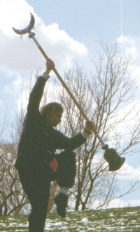 Buddha Zhen and his trusty Monk Spade