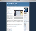 Coyote Radio .net where American Zen Buddhist Rock Podcast is.